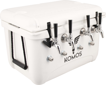 KOMOS® Rubicon Jockey Box (4 Tap) - Front Entry - (FAUCETS NOT INCLUDED)