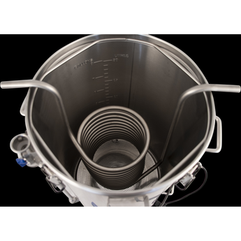 BrewZilla All Grain Brewing System | Gen 4.1 | Integrated Pump | Includes Wort Chiller | WiFi | Bluetooth | RAPT | 35L | 9.25G | 110V - Return