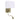 Hotel 2 Light Brass Wall Light - LED Flexi Arm - White Shade-warehouse-091026