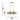 Searchlight Wagon Wheel 10 Light Bronze Bar Pendant-OPEN-BOX-BSL-270826