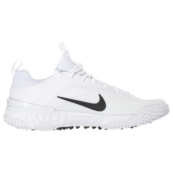 RETURN 4 SALE - Nike Huarache 9 Elite Turf Lax White/Black Lacrosse Cleats - Mens 8 / Womens 9.5