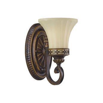 Elstead Feiss Drawing Room Walnut Single Arm Wall Light-OPEN-BOX-BSL-270826