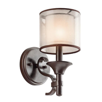 Kichler Lacey Mission Bronze Wall Light-wh-20-091026
