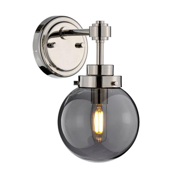 Kula 1 Light Polished Nickel Wall Light Elstead Lighting-wh-20-091026