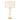 Endon Lessina Touch Gold & Glass Bedrooom Lamp With White Shade-warehouse-091026