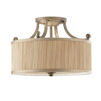 Feiss Abbey Semi-Flush Gold Ceiling Light-wh-20-091026