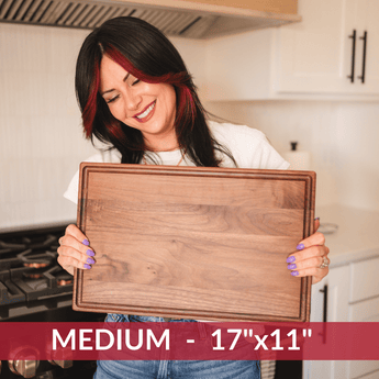 Medium Walnut Wood Cutting Board/ Return A Grade - FINAL SALE