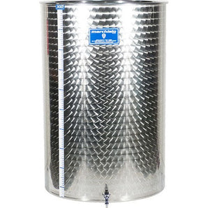 Marchisio Variable Volume Tank | Flat Bottom | Stainless Steel | Marbled Finish | 300L - Return