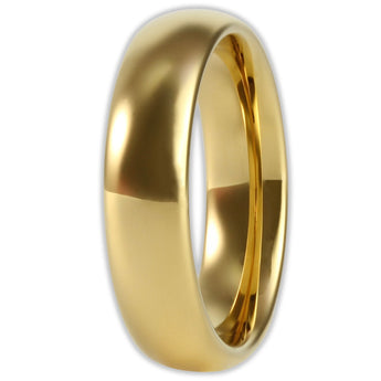 Gold 6mm Wonder Ring Size S - Clearance 1159