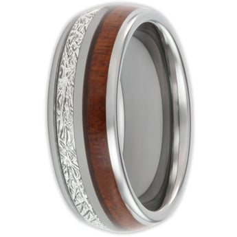 The Wood and Steel 8mm Wonder Ring Size Z+1 - Clearance 1160
