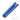 Squid Industries Knives Triton V2 Balisong Butterfly Inked Black Trainer Blade with Blue Aluminum Handles - Open Box