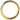 Gold Brushed 6mm Wonder Ring Size R - Clearance 1157