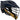 RETURN 4 SALE - Cascade Z Matte Black/Athletic Gold Lacrosse Goalie Helmet