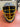 RETURN 4 SALE - Cascade Z Matte Black/Athletic Gold Lacrosse Helmet