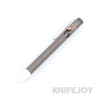 Tactile Turn KnifeJoy Exclusive Standard Bolt Action Pen with Bright Red Bolt and Reindeer Brown Cerakote - Open Box