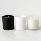 10oz Unbranded Frosted Clear Glass Soy Candle with Gift Box (White-Label) - Return