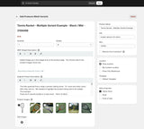 Tennis Racket - Multiple Variant Example - Customer Return